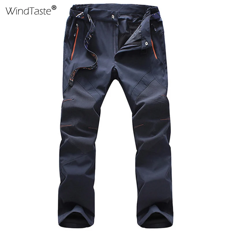 WindTaste мужские летние флисовые дышащие штаны быстросохнущие спортивные штаны для отдыха на открытом воздухе, кемпинга, лыжного спорта, альпинизма, водонепроницаемые MaleTrousers KA033