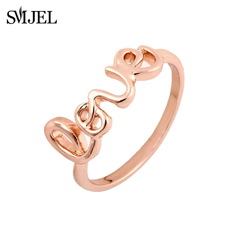 Кольца SMJEL Forever Love для женщин новые простые обручальные кольца Infinite парные