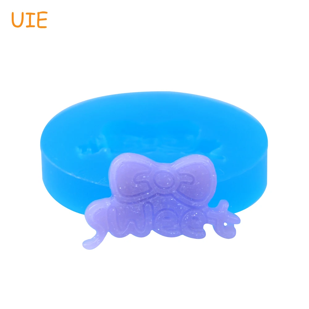 PYL740U 25.2mm SWEET Bow Silicone Mold - for Fondant Cupcake Topper Candy Chocolate Baking Tools Cookie Biscuit Resin Clay | Дом и сад
