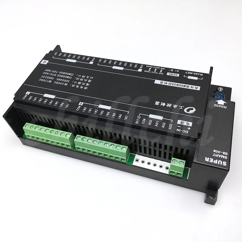 16AI Аналоговое количество приобретения 16DI переключатель ввода IO Modbus модуль RS485 232