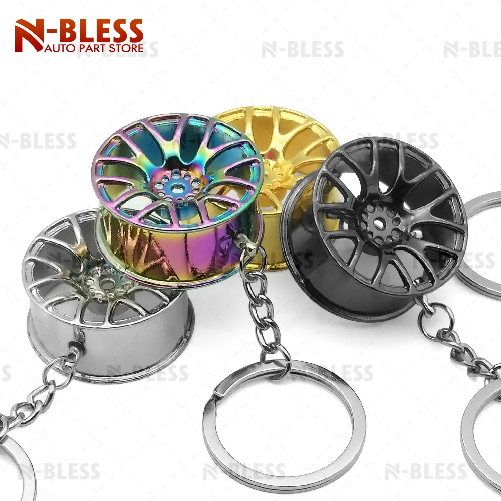 Hot wheel hub авто брелок для ключей JDM Гоночный креативный обод колеса - купить по