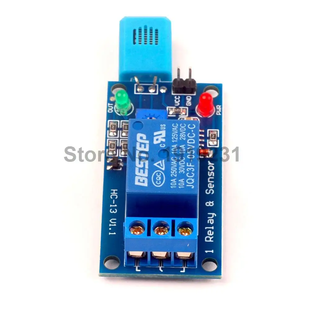 HR202 DC 5V 1 Channal 1CH чувствительный к влажности переключатель релейный модуль