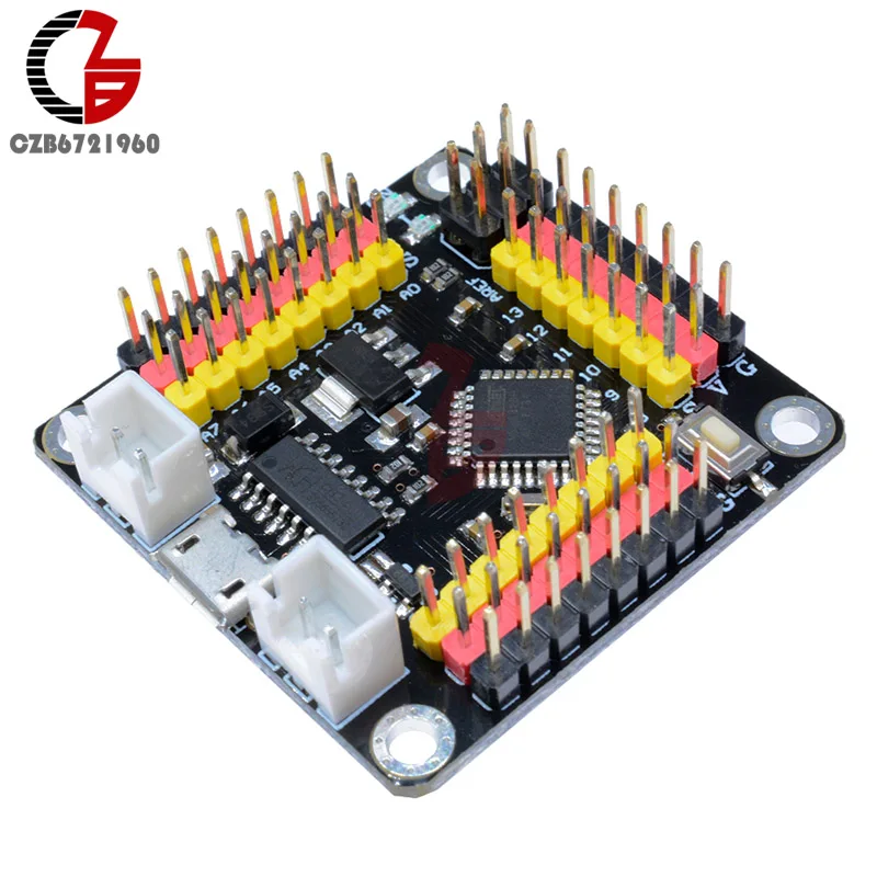 Плата микроконтроллера CH340 CH340G TTL USB NANO V3.0 Atmega328 Pro плата Atmega328P для Arduino IIC I2C SPI|board for
