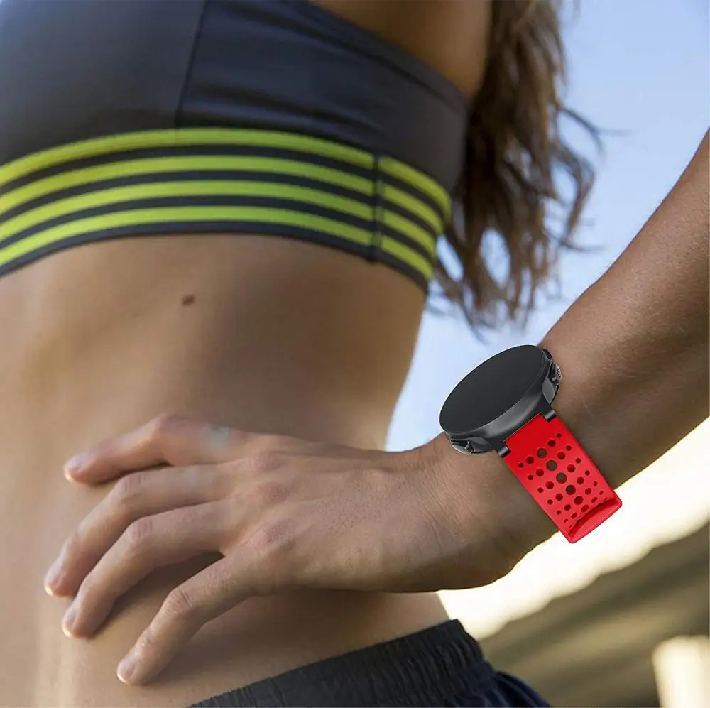 Силиконовый сменный ремешок для наручных часов Garmin Forerunner 230 / 235 220/620/735XT/630 Lite часы
