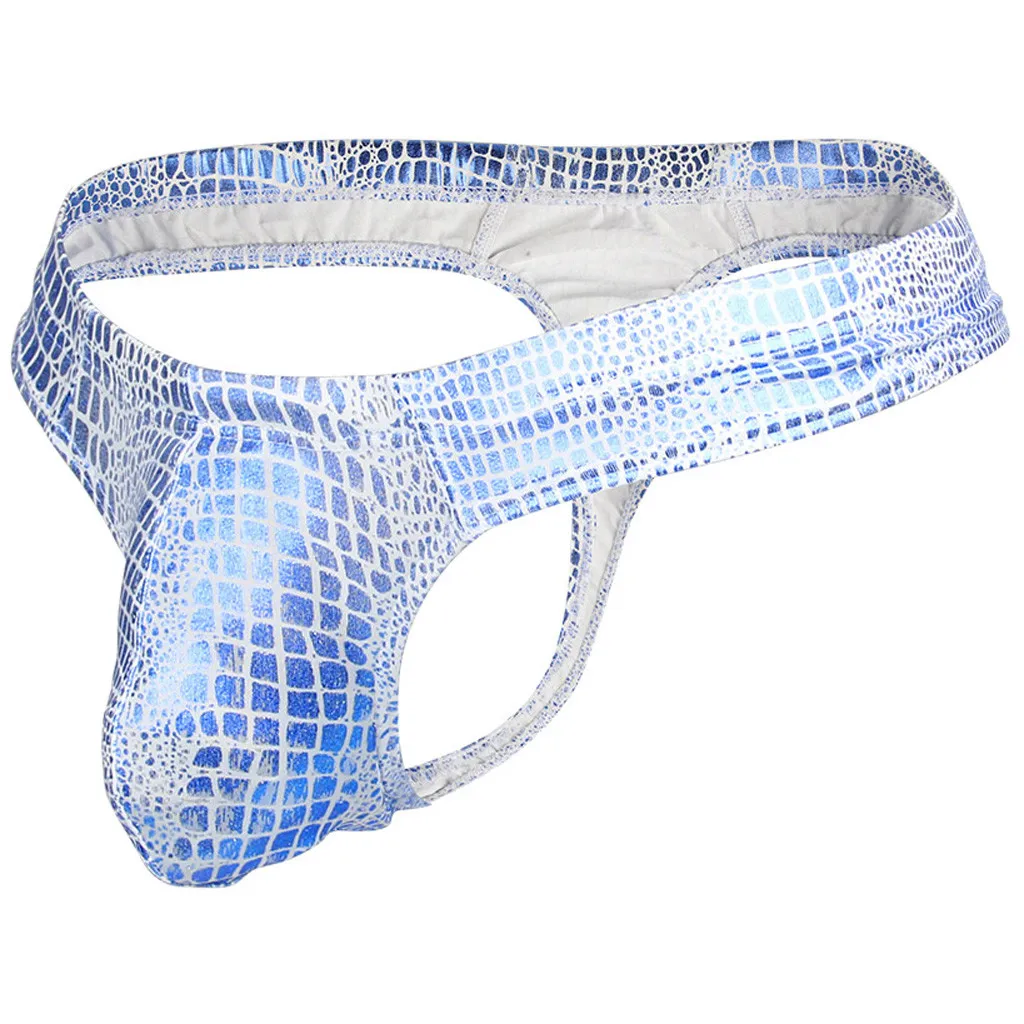 Мужское нижнее белье из змеиной ткани сексуальные мужские трусы cueca masculina мужское