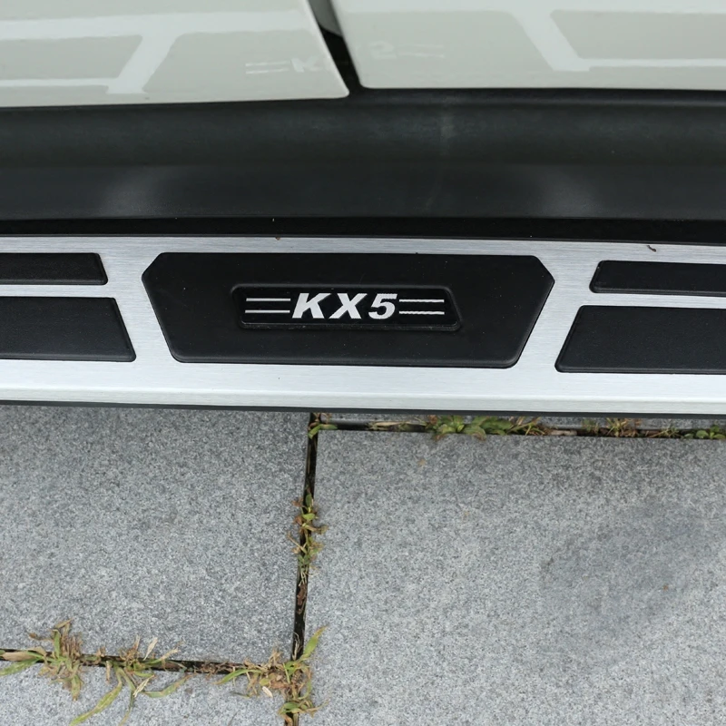Для Kia Sportage KX5 2016 2017 2018 2019 автомобильные беговые платы авто боковые ступенчатые