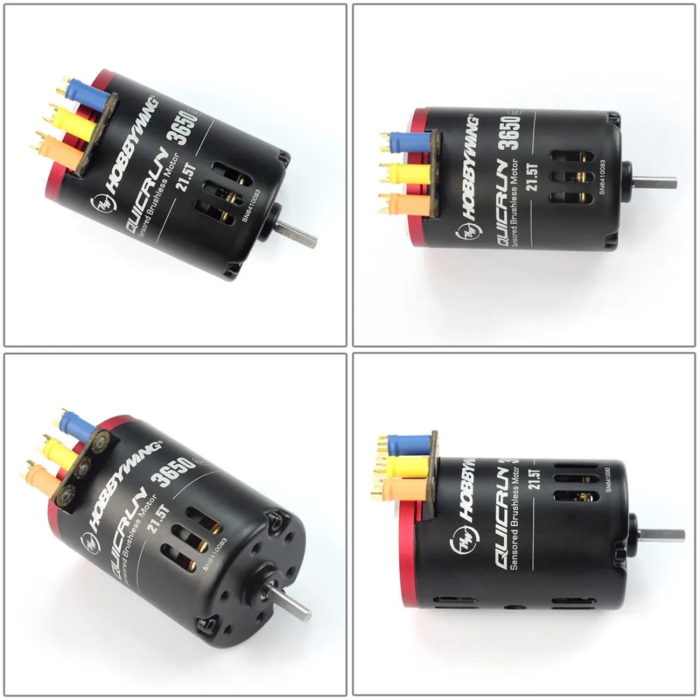 Hobbywing QUICRUN G2 3650 сенсорный 6,5 T/8,5 T/10,5 T/13,5 T/17,5 T/21,5 T гоночный бесщеточный двигатель для 1/10 Rc автомобилей Гусеничный