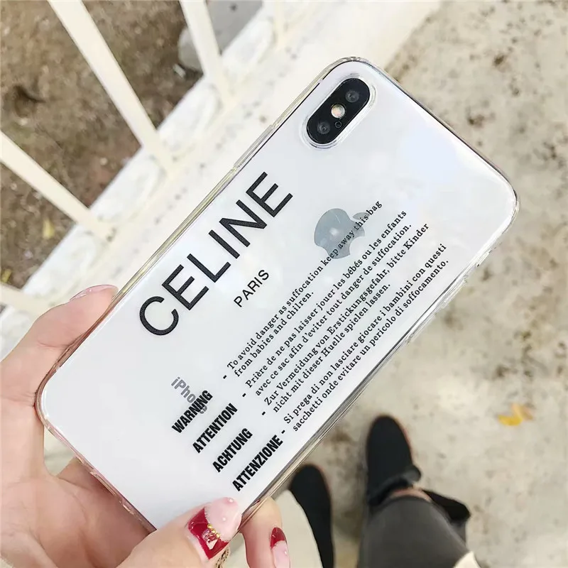 DISCASE рельефный мягкий чехол из ТПУ для телефона iphone 8 plus 6 6s 7 Пара простых букв анти