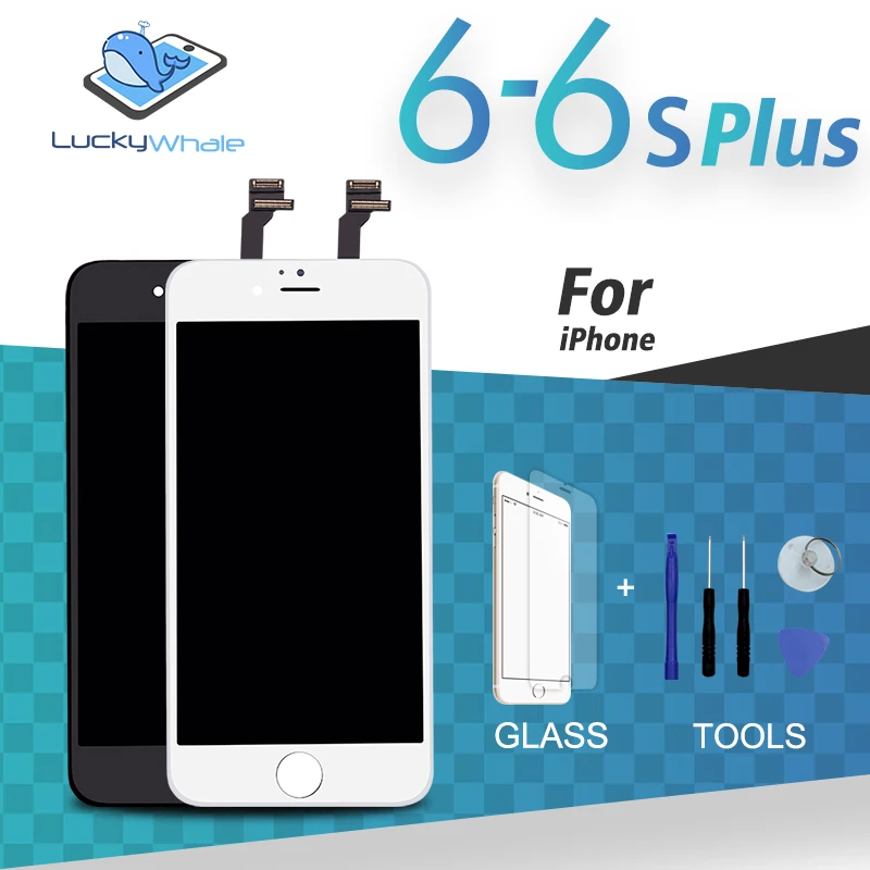 ЖК дисплей для iphone 6 6S с 3D сенсорным экраном дигитайзер в сборе plus 6s без битых