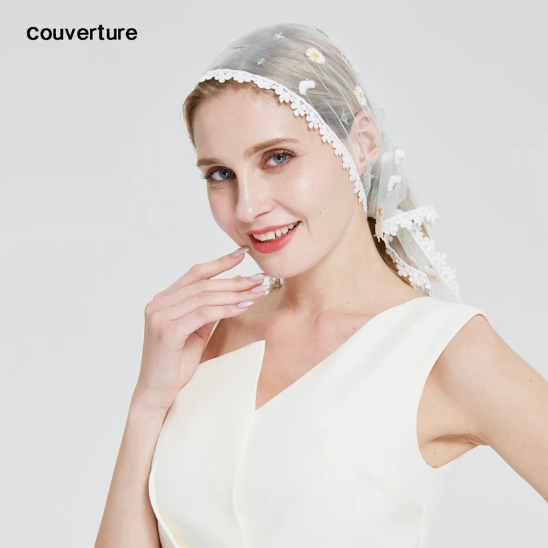 Couperture couperture накидка для волос с кружевом Kippah шляпа модный светильник слоновая