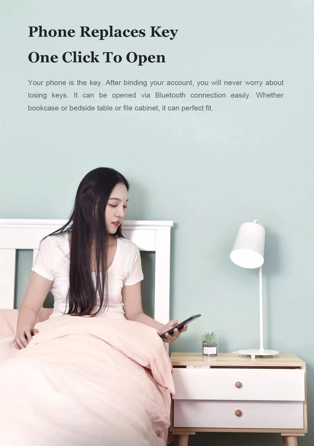 Горячая Xiaomi Yeelock Умный Замок шкафа ящика без ключа Bluetooth приложение разблокировка Противоугонная детская Кусачка ящик безопасности переключатель