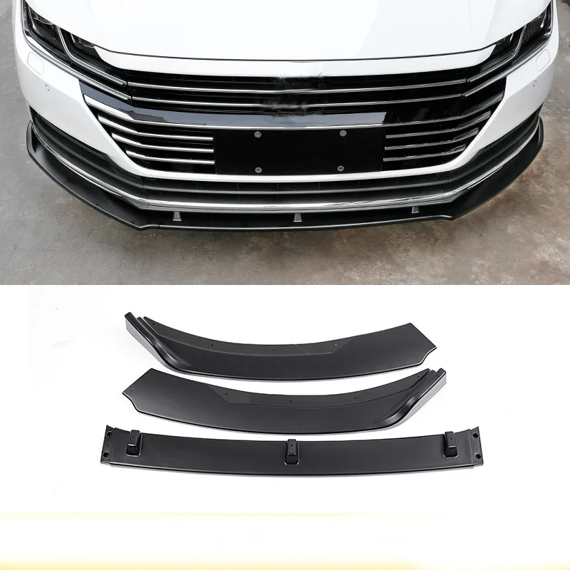 Abs arteon поддельный бампер из углеродного волокна передняя губа ДЛЯ vw cc 2018 up|Обвесы|