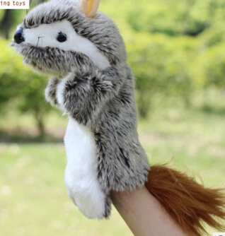 Ручной Рог белка большая плюшевая игрушка на палец кукла детская | Игрушки и