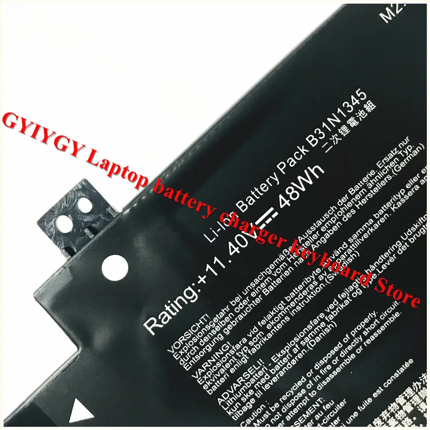 B31N1345 B31NI345 запасной аккумулятор для ноутбука Asus Transformer Book Flip TP500L TP500LA TP500LB TP500LN (11 4 V