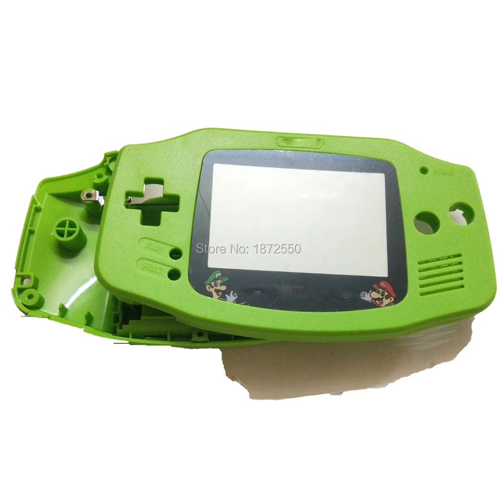 Популярные цвета зеленого яблока ремонт игры Корпус подходит для NintendoGBA GameboyAdvance