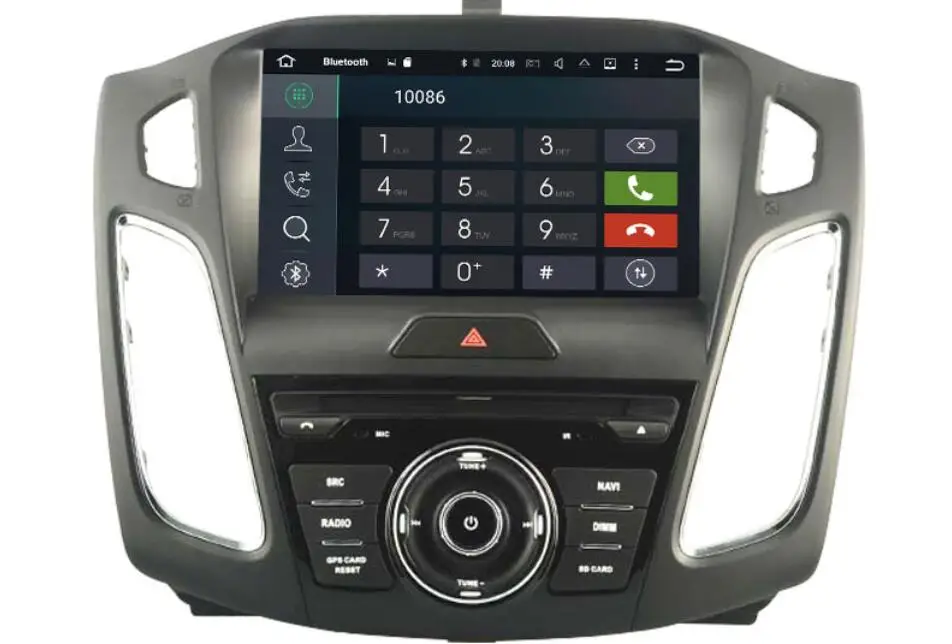 " 1024*600 Octa Ядро 8 Android 9,0/9,0 автомобильный DVD для Ford focus с радио, поддержка Bluetooth, 3/4G WI-FI головное устройство