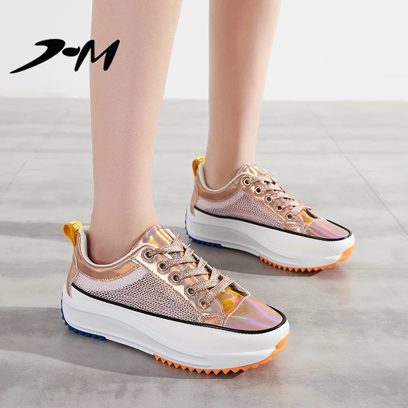 Женская Белая обувь Брендовая Zapatos Dorados Para Mujer Роскошная на танкетке для женщин