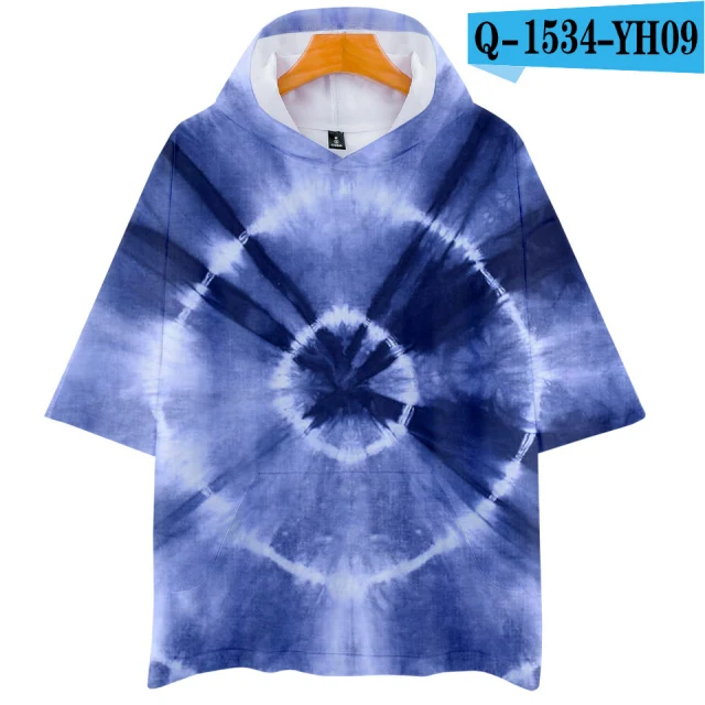 3d-4255 3D Tie Dye Flashbacks Толстовка Футболка мужская женская цветная психоделическая Футболка модная Harajuku фирменная футболка одежда - Цвет: 3d-4255