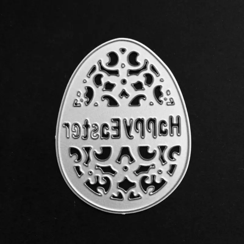 Счастливое пасхальное яйцо/яйцо Кролик металлические Вырубные штампы трафарет для скрапбукинга "сделай сам" фото штамп для альбомов бумажная карта тиснение ремесла Декор