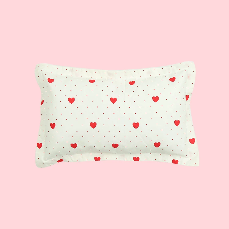 

2 pcs/lot Pure Cotton Baby Pillowcase Random Color Baby Pillow Cover Cartoon Kids Pillow Case Infant Pillowcover Without Filling