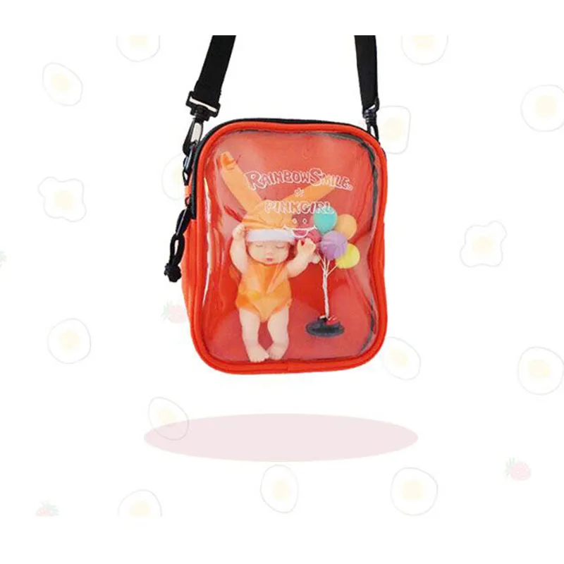 Аксессуары для кукол OB11, сумки для кукол, 3 цвета, для OB11 Meijie pig 1/8 BJD 1/12 BJD, аксессуары для кукол, прозрачные сумки