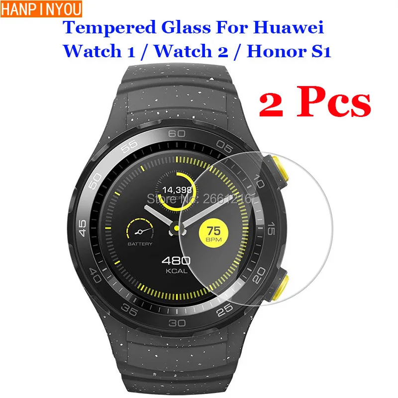 2 шт./лот для Huawei Watch 1/2/Honor S1 закаленное стекло 9H 2.5D Премиум Защитная пленка экрана