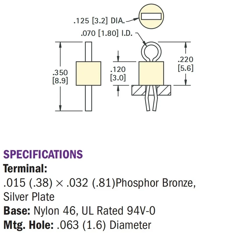 50 шт./лот Poding горячие продажи ПП тестовые точки высокая термостойкость белый