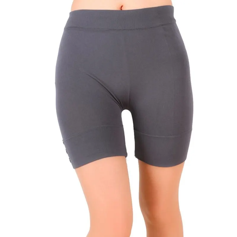 Gray MoneRffi, женские спортивные шорты, бесшовные, для спортзала, йоги, Спортивные Леггинсы, для фитнеса, компрессионные шорты для женщин,, для йоги, короткие штаны - Цвет: Gray