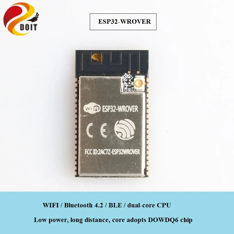 ESP32WROVER Сделайэто модуль Wi-Fi ESP8266 ESP8285 ESP-12E ESP-12F ESP-F ESP-M1 ESP-M2 DT-06 ESP-01s ESP-07 Wroom-02 ESP32 2,4G XH-NF-01 RC игрушки - Цвет: ESP32WROVER