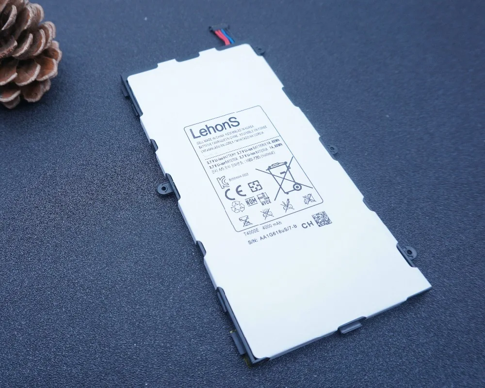 LehonS 1x4000 мАч запасная батарея для Samsung Galaxy Tablet Tab 3 7 0 T210 T211 T217A T2105 SM-T210 SM-T211 T4000E |