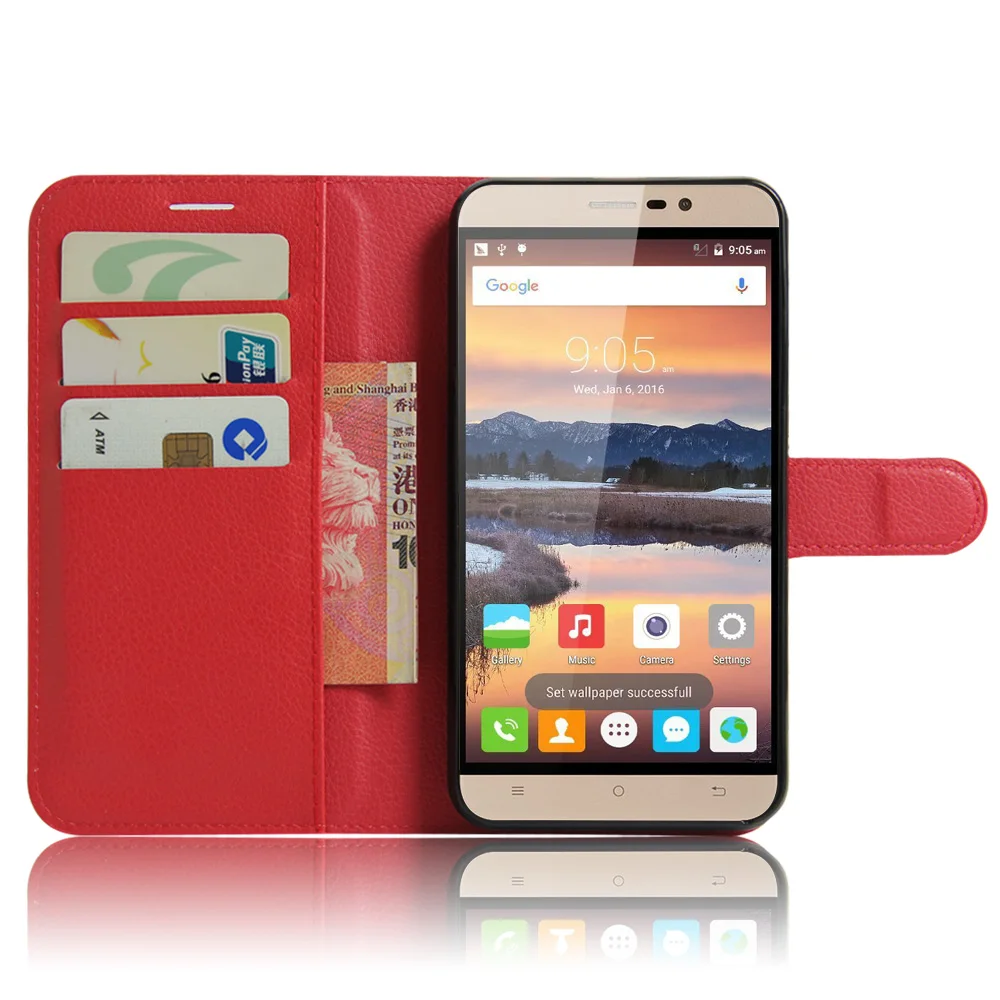 Чехол для Cubot Note S бумажник с отделениями карт чехлы подставкой кожаный защитный