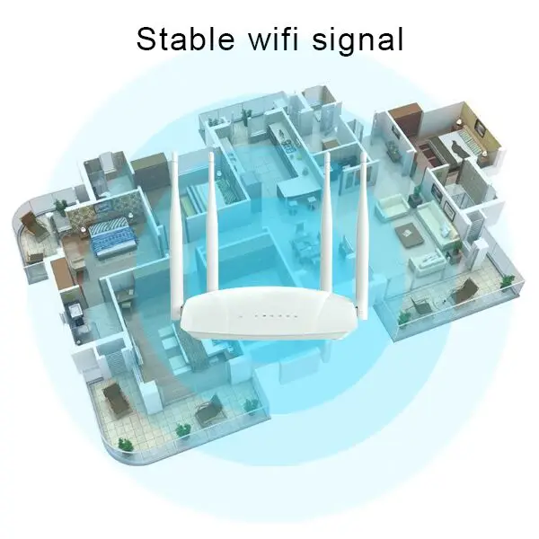 Cioswi Wi-Fi Repeater 2,4 ГГц wifi роутер 300 Мбитс Устройство Wi-Fi Домашняя сеть Поддержка функции Qos и Smart APP Управление