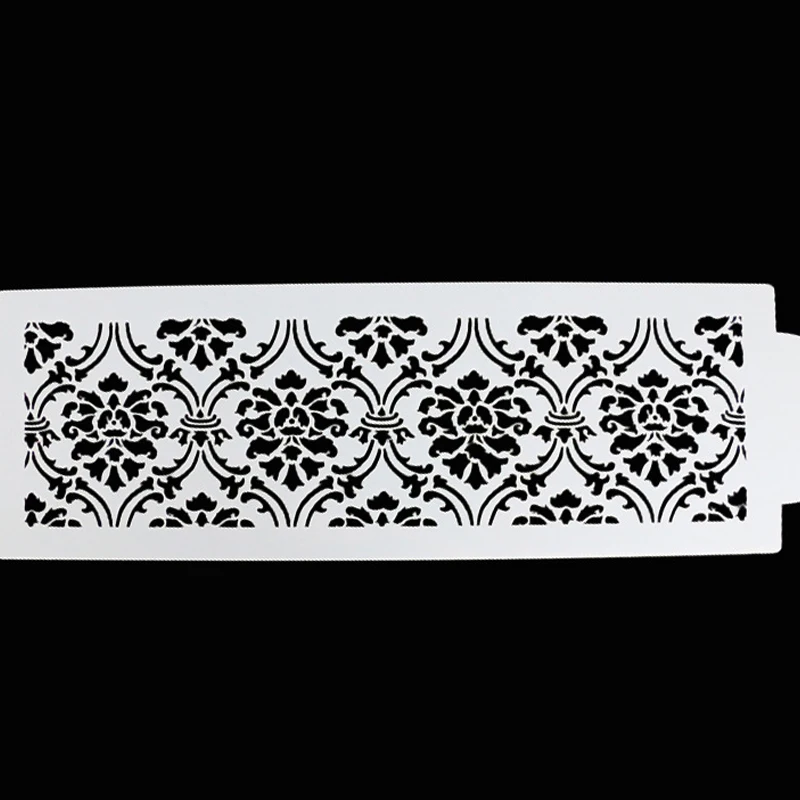 1 шт. Красивая многоразовая ажурная кружевная форма для торта края тиснения