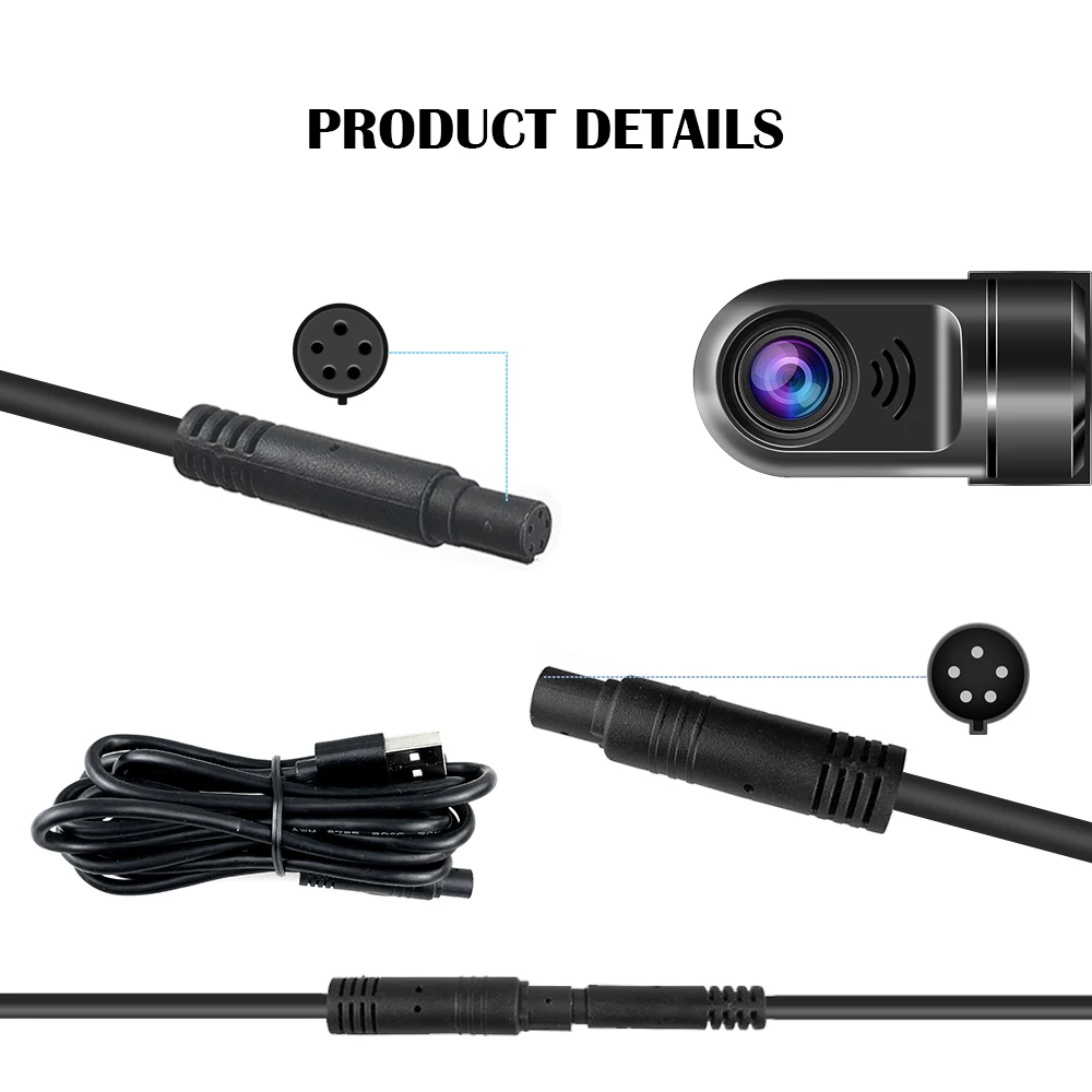 Автомобильный видеорегистратор AMprime Mini ADAS USB циклическая запись g сенсор