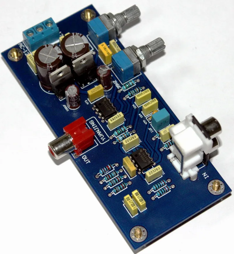 

AC12V-0-AC12V NE5532 Low-Pass Tone Board