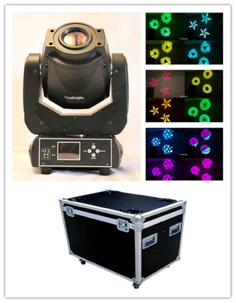 6 шт. с flightcase дешевый сценический свет диско dj Освещение led 90 Вт прожектор RGBW moving head