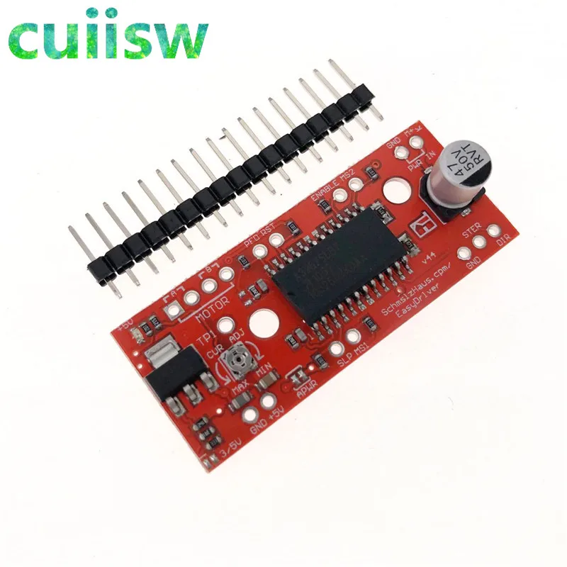 Cuiisw 1 компл. EasyDriver Shield шаговый Драйвер V44 A3967 для arduino совершенно новый|driver step|driver