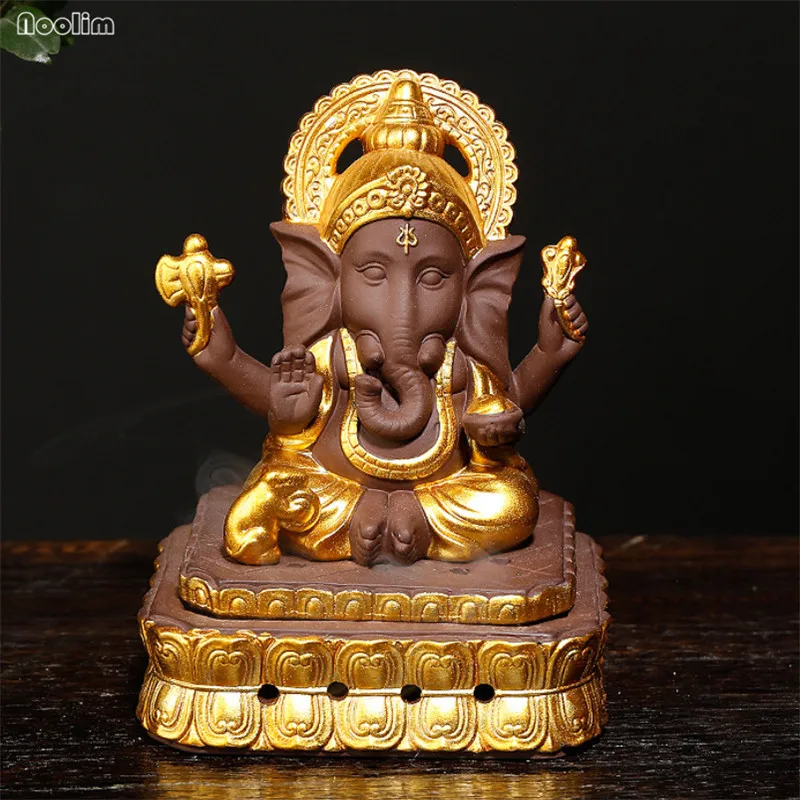 Креативная горелка для благовоний Ganesha индийская керамическая курильница с