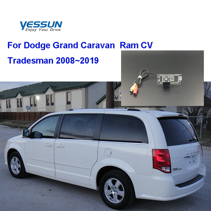 For Dodge Grand Caravan Ram Cv Tradesman 2008~2019 For Dodge Accessories Hd Nightview Backup License Plate Camera