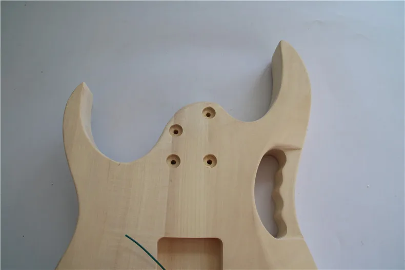 7 в стиль белый тигр узор электрогитара DIY комплект липа тела индийский палисандр гриф клен шеи аксессуары для гитары