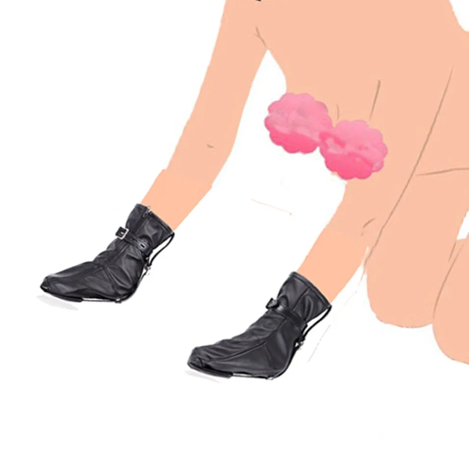 CamaTech/ботинки на молнии из мягкой искусственной кожи ограничительные ремни