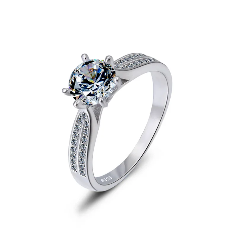 Роскошные ювелирные изделия имитация бриллианта кольцо из искусственного