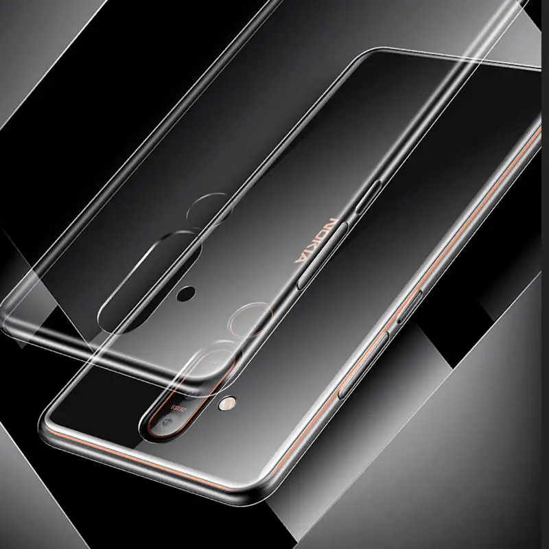 Чехол для Nokia 8 1 Plus силиконовый прозрачный чехол из ТПУ телефона X71 X 71 TA 1172 NokiaX71