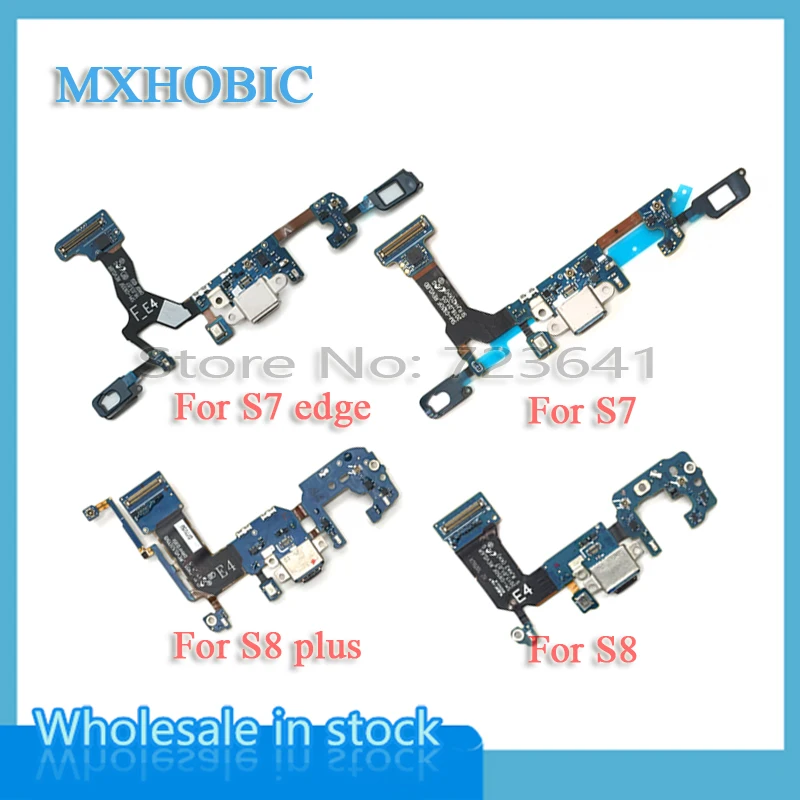 

50 шт. usb зарядное устройство зарядный порт док-разъем гибкий кабель для samsung Galaxy S7 edge S8 S9 Plus G930f G935f G950F G955F G960F