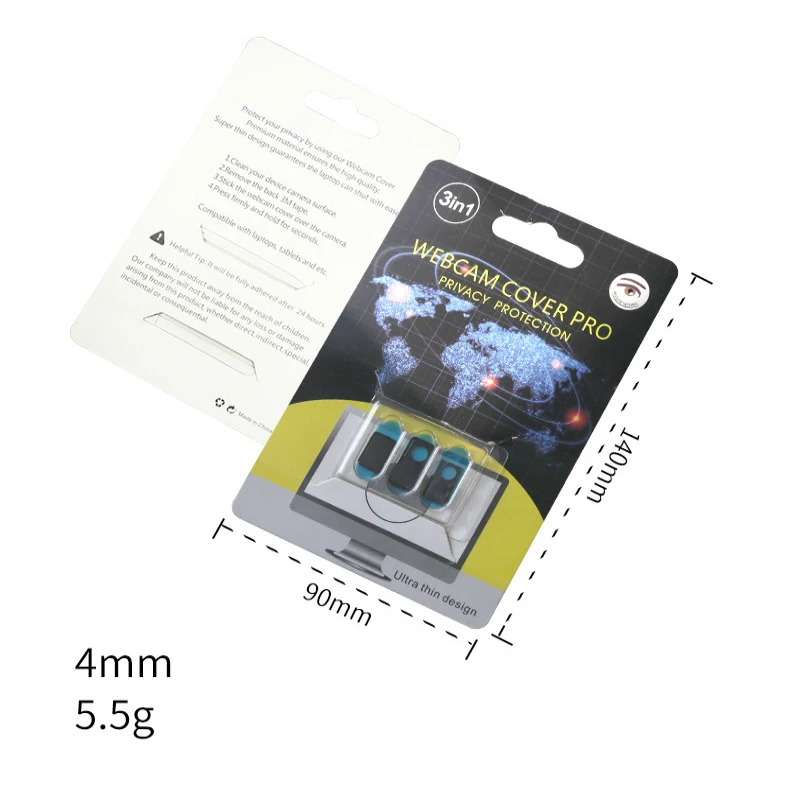 

3PCS Universal WebCam Cover Shutter Magnet Slider Plastic Camera Cover for IPhone PC Laptops Mobile Phone Lens Privacy Sticker