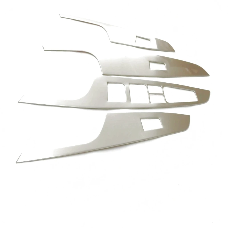 4 шт./компл. украшение интерьера автомобиля из нержавеющей стали крышка