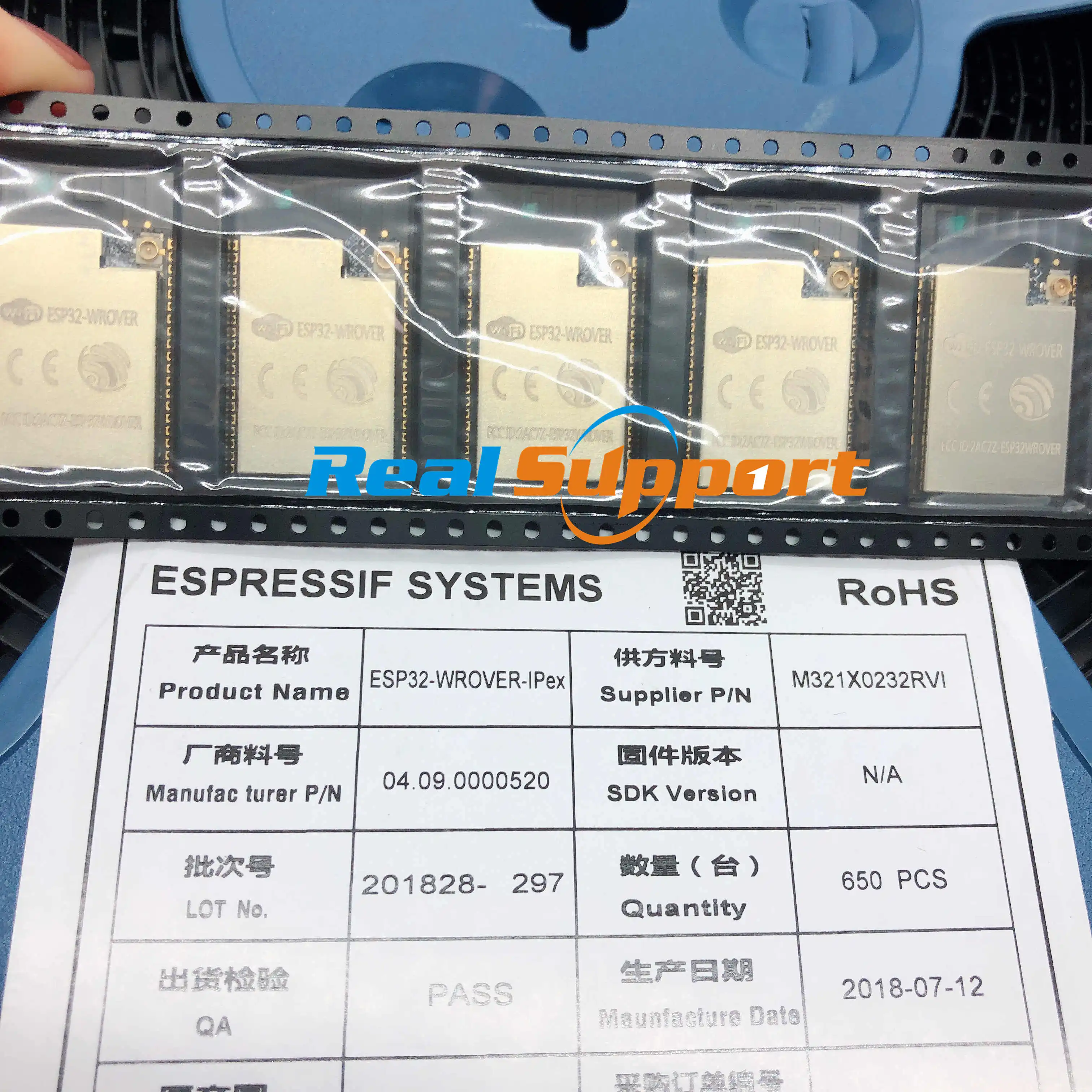 Флэш память ESP32 WROVER I WiFi флэш MCU 4 мб SPI 8 PSRAM IPEX оригинальная антенна Espressif|Запасные