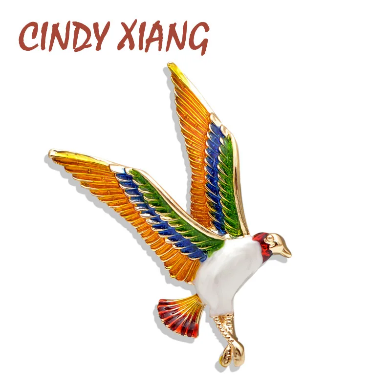 CINDY XIANG эмаль Орел броши для женщин и мужчин унисекс модные животные булавки