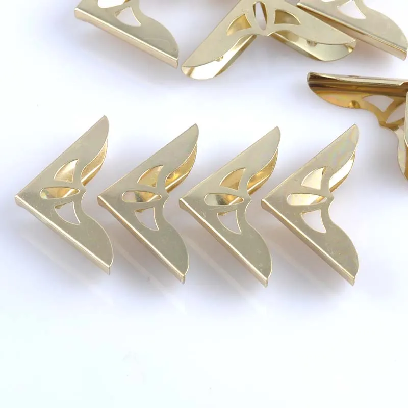 10 шт. металлические Альбомы для книг угловые протекторы коробки декора