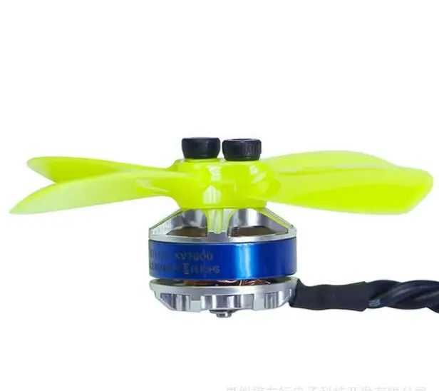 

10 Pairs Kingkong 2035 4-blade Propeller CW CCW 1.5mm Mounting hole Bright Green and White for 1103/1104 motor